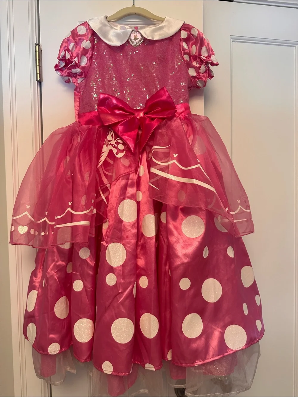 Disney Minnie Mouse Hot Pink Girls' Dress